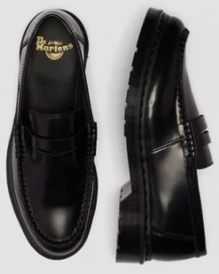 PENTON-LOAFERS I MONOKROMT SMOOTH-LÄDER in Svart