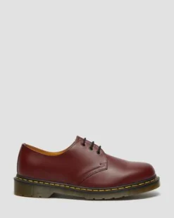 1461 Smooth-läder oxfordskor in Cherry Red