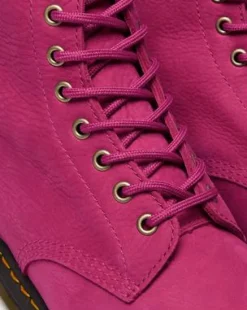 1460 SNÖRKÄNGOR I MILLED NUBUCK-LÄDER in Rosa