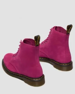 1460 SNÖRKÄNGOR I MILLED NUBUCK-LÄDER in Rosa
