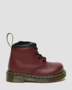 1460 Softy T ankelkängor i läder till spädbarn in Cherry Red