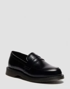 Temara-loafers i polerat Smooth-läder in Svart