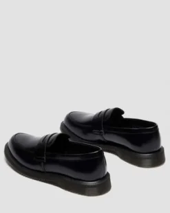 Temara-loafers i polerat Smooth-läder in Svart
