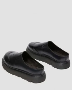 VENT XX02 mules i läder in Svart