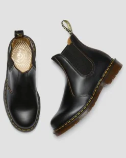 2976 Vintage Made in England Chelsea-kängor in Svart