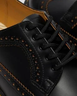 Vintage 3989 Quilon brogue-skor i läder in Svart