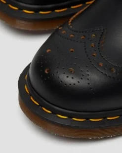 Vintage 3989 Quilon brogue-skor i läder in Svart