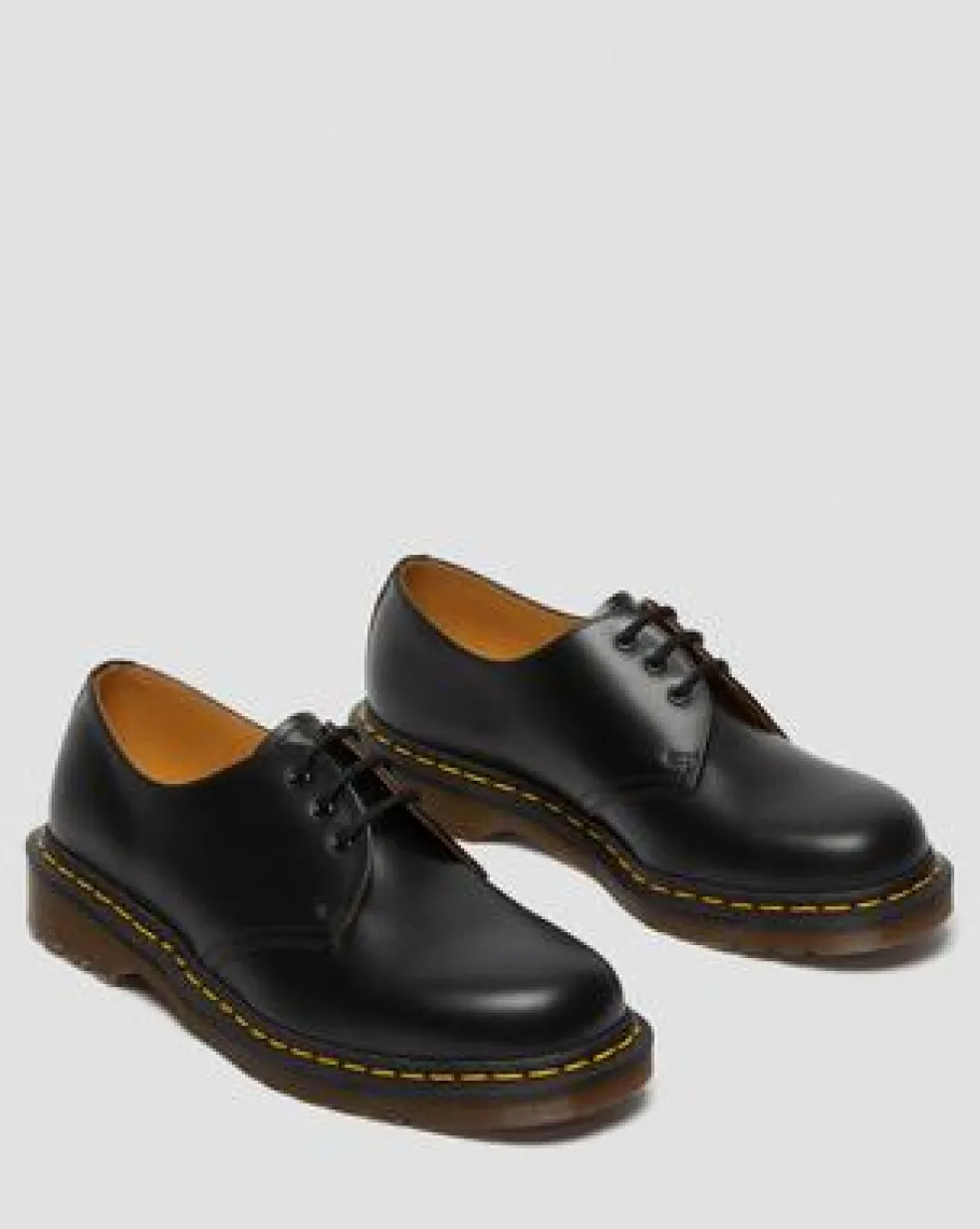 Vintage 1461 Quilon oxfordskor i läder in Svart