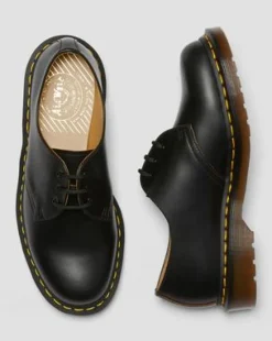 Vintage 1461 Quilon oxfordskor i läder in Svart