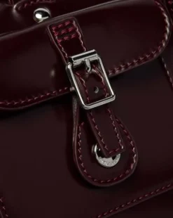 Väska med handtag i Rub Off-Vegansk läder in Cherry Red
