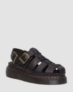 Wrenlie Fisherman sandaler i läder in Svart